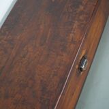 Vintage Large French Teak Rustic Colonial Farmhouse Side Table