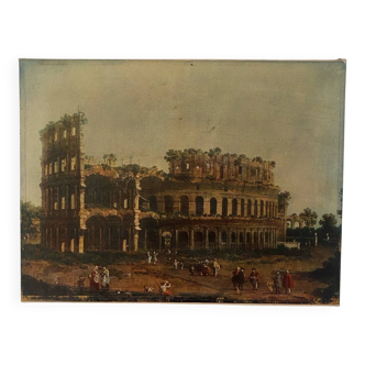 Roman ruins painting