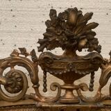 Louis XVI style mirror in wood and gilded stucco XIX century