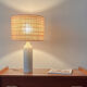 Lampe céramique et rabane
