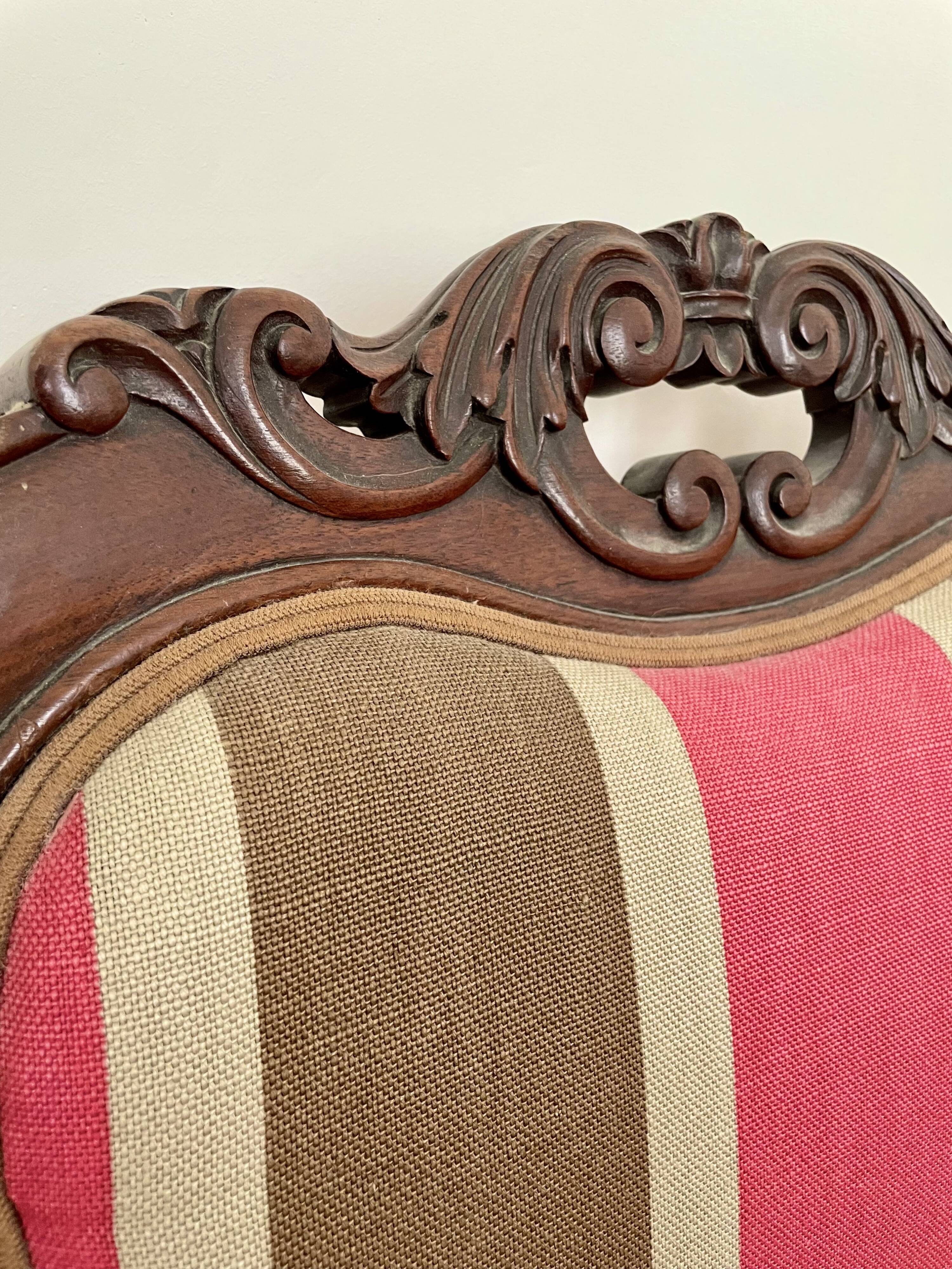 Antique Empire style armchair