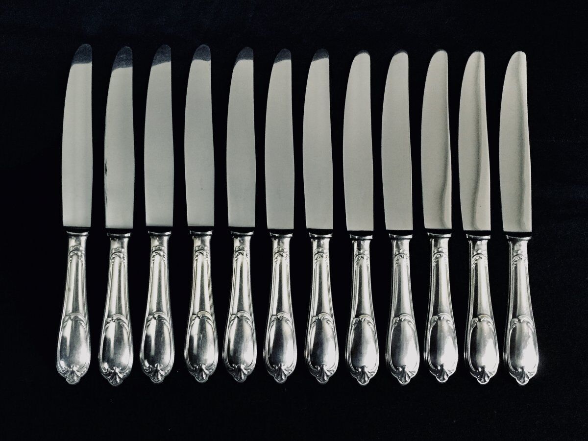 12 ercuis home table knives