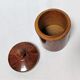 Plateau et pots en bois