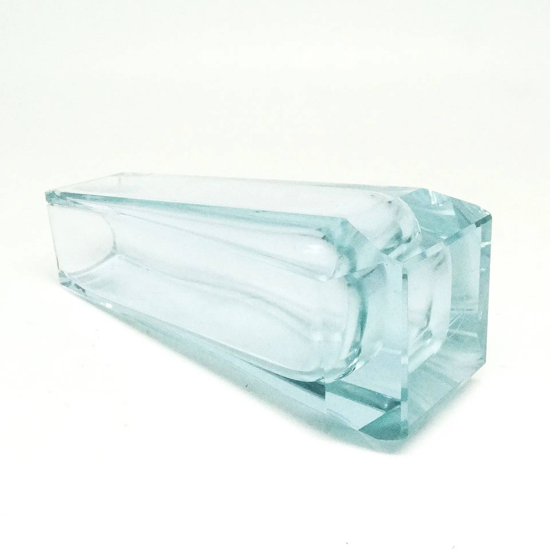 Art Deco vase, alexandrite glass, crystal, Moser, Czechoslovakia, 1930s