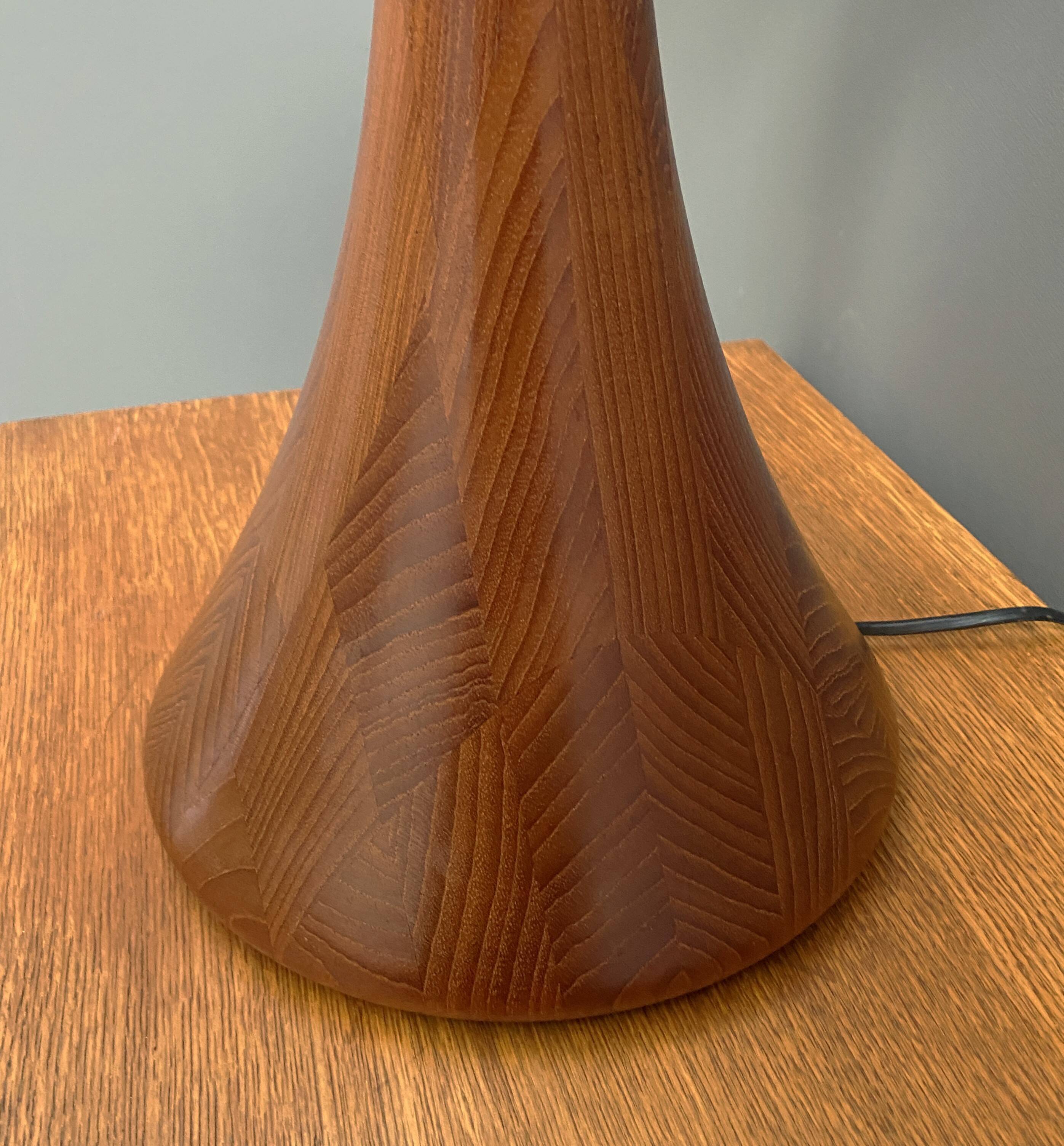 Teak table lamp by Domus model 7442, 1970s
