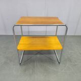 Bauhaus Tubular Steel Side Table in Style of Marcel Breuer, 1930s
