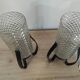 Pair of vintage candle holders from the 50s and 60s design.