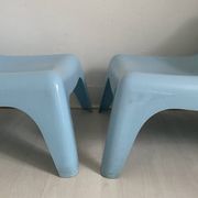 Pair of Bunso children's outdoor armchairs by Ikea Design Thomas Sandell