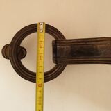 Art deco sconce in mercurized ceramics