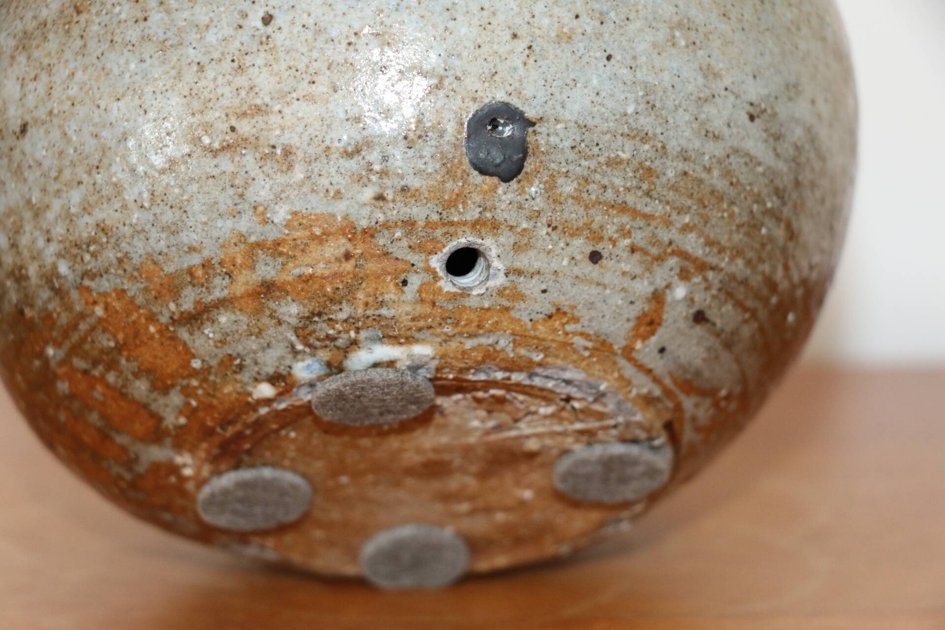 Alain Blanchard ceramic ball vase