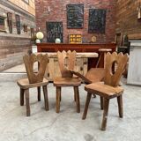Set of 4 Olavi Hänninen chairs