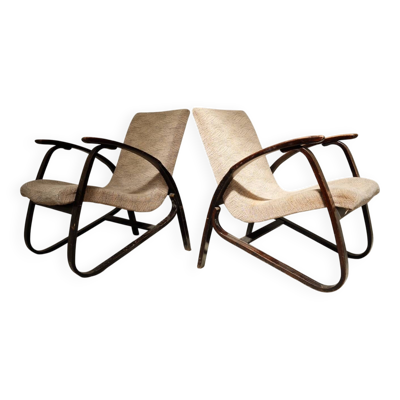 Paire de fauteuils art déco par Jan Vanek 1930