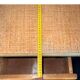 Vintage bamboo rattan woven desk circa 1970
