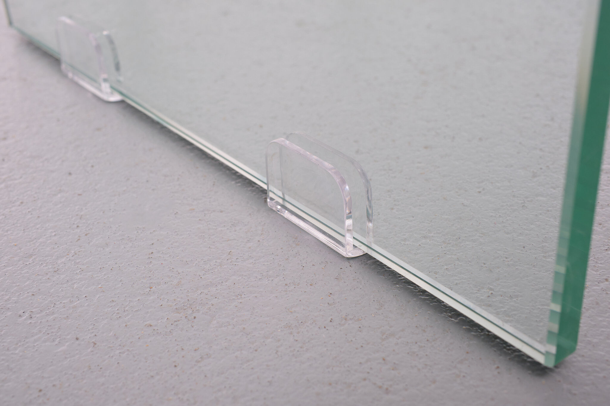 Glass nesting tables italy 1980s