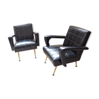 Pair of 50s armchairs