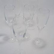 Set of 6 champagne flutes