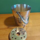 Ercuis silver metal ice bucket