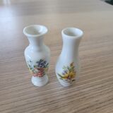 Ensemble de deux mini vases Vintage