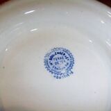 Old salad bowl Boulenger Choisy Le Roi earthenware art Moustiers