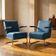 Ensemble de fauteuils, milieu du siècle, modèle S 411, années 1950.