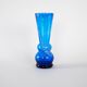 Vase en verre bleu, Danemark années 1960