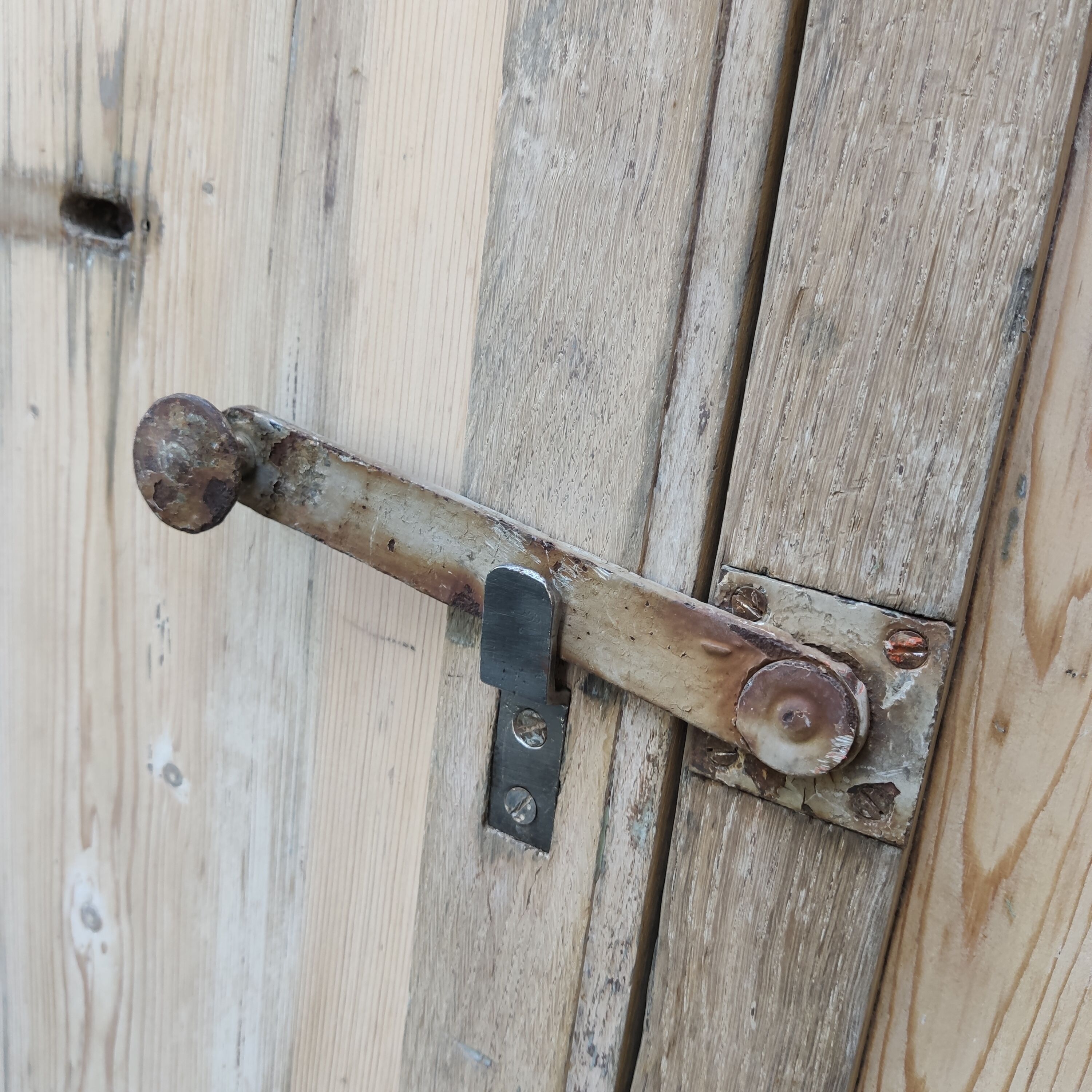 Pair of old shutters