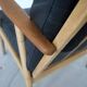 Danish mid-century teak & oak armchair, 1950s