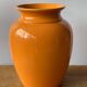Vase orange en céramique 26cm