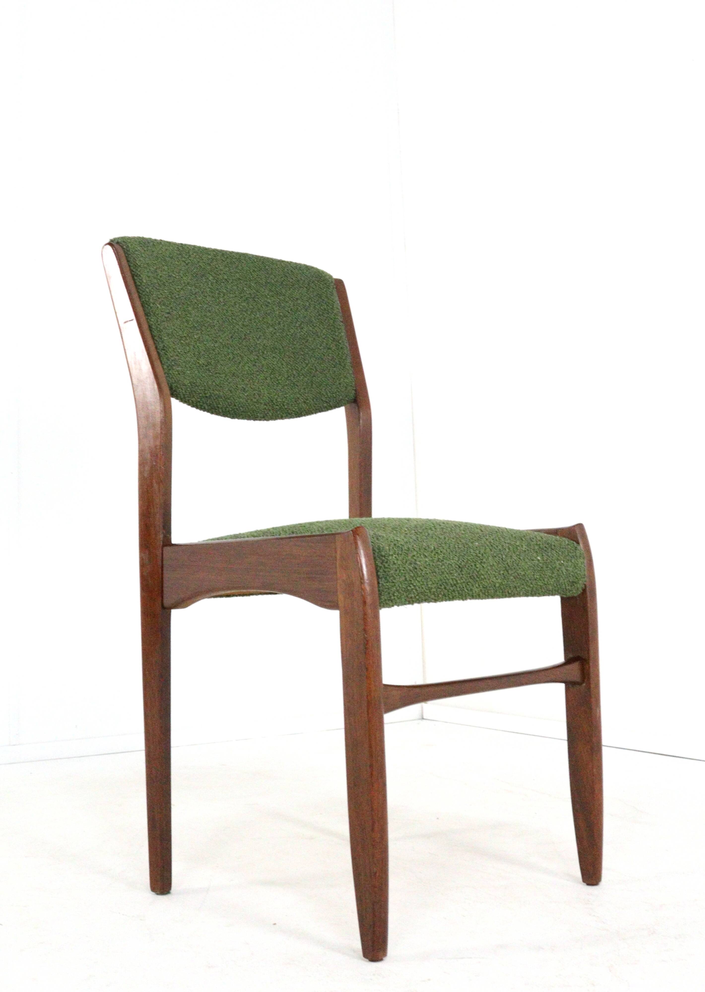 vintage teak Dining chair 'Raamdonksveer' new upholstery