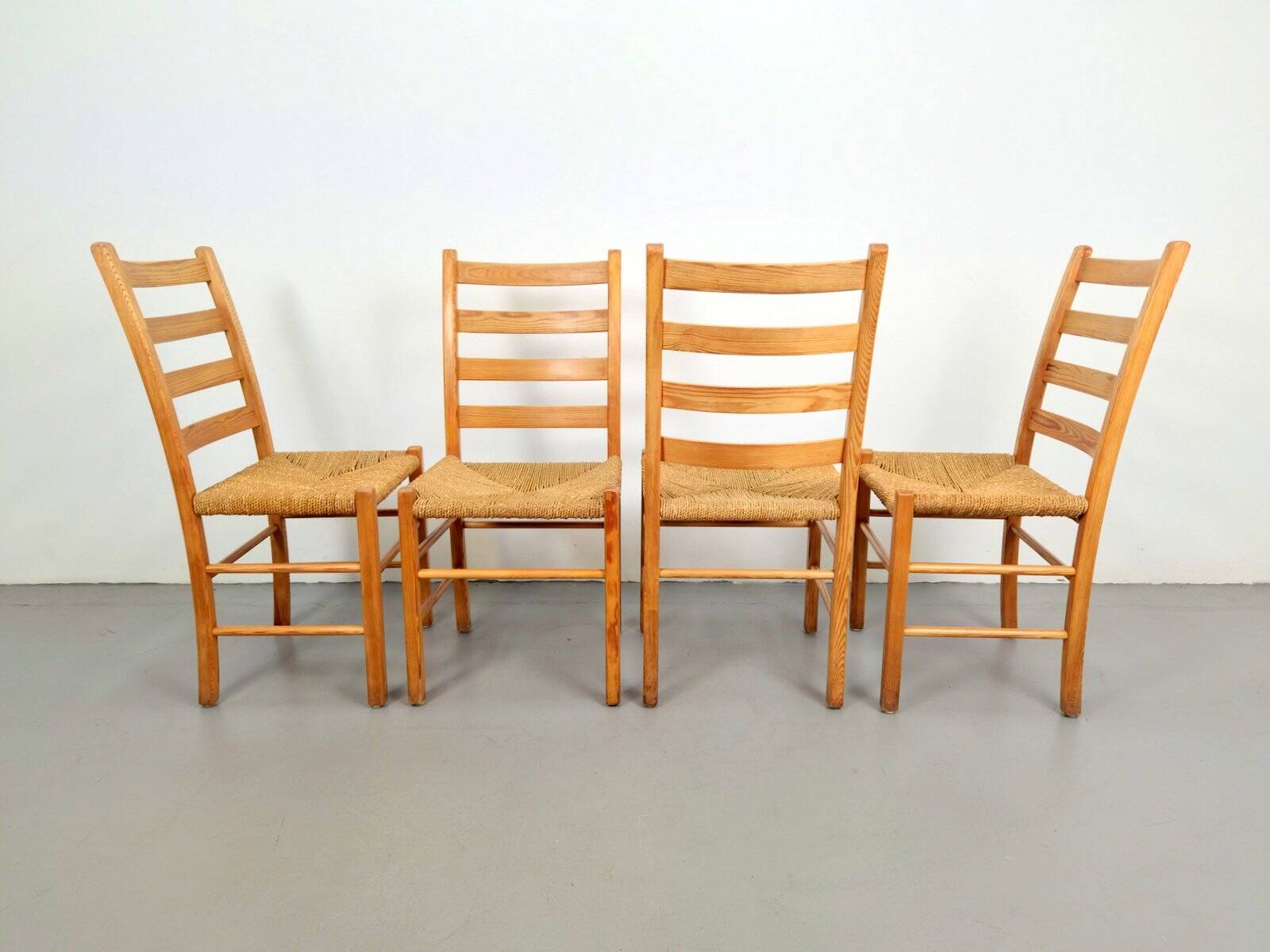 Jaerstolen Aksel Dining Chair from Möbelfabrikken Aksel L. Hansson, 1970s, Set of 4