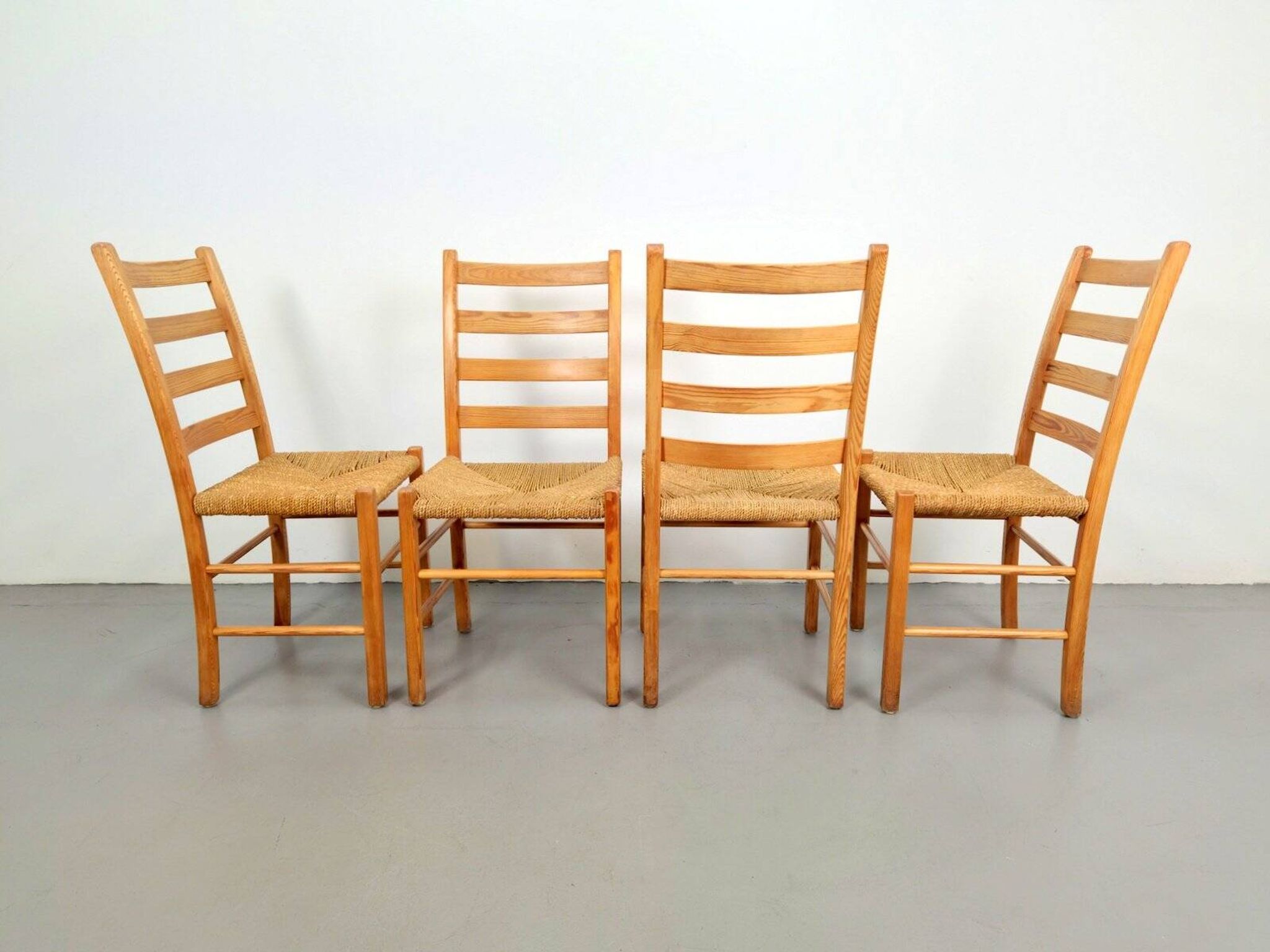 Jaerstolen Aksel Dining Chair from Möbelfabrikken Aksel L. Hansson, 1970s, Set of 4