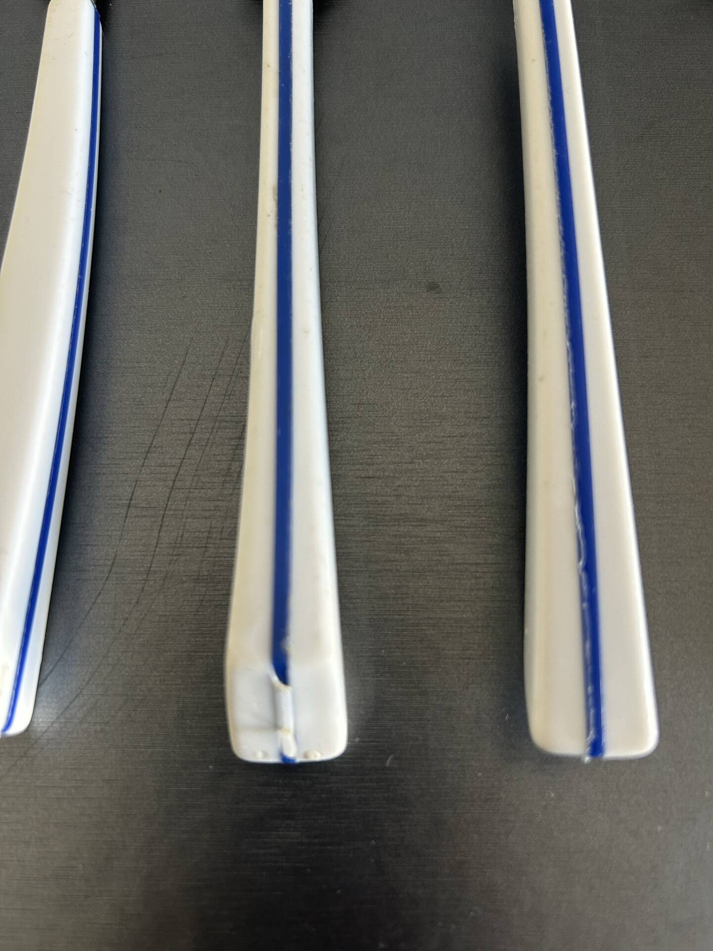 6 place settings Nathalie Georges for Air France 1980
