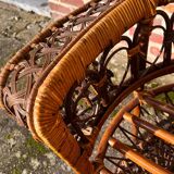 Emmanuelle rattan armchair