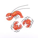 Ceramic wall lobster and crabs, Vallauris 1950s