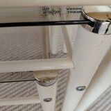 Beige Metal Nesting Tables Yves Boutboul 1970s