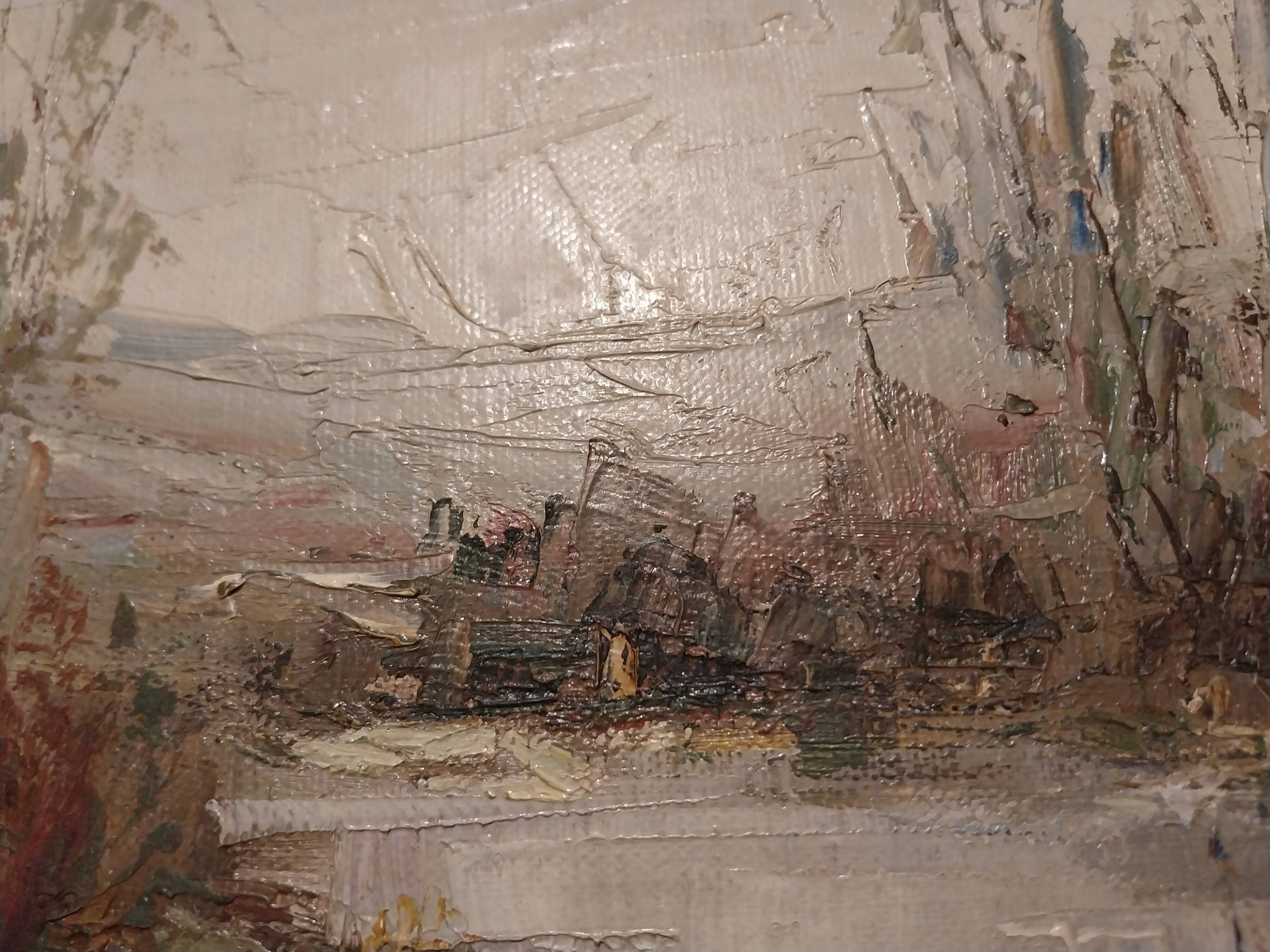 Oil on canvas signed Etienne Bellan (1922-2000)