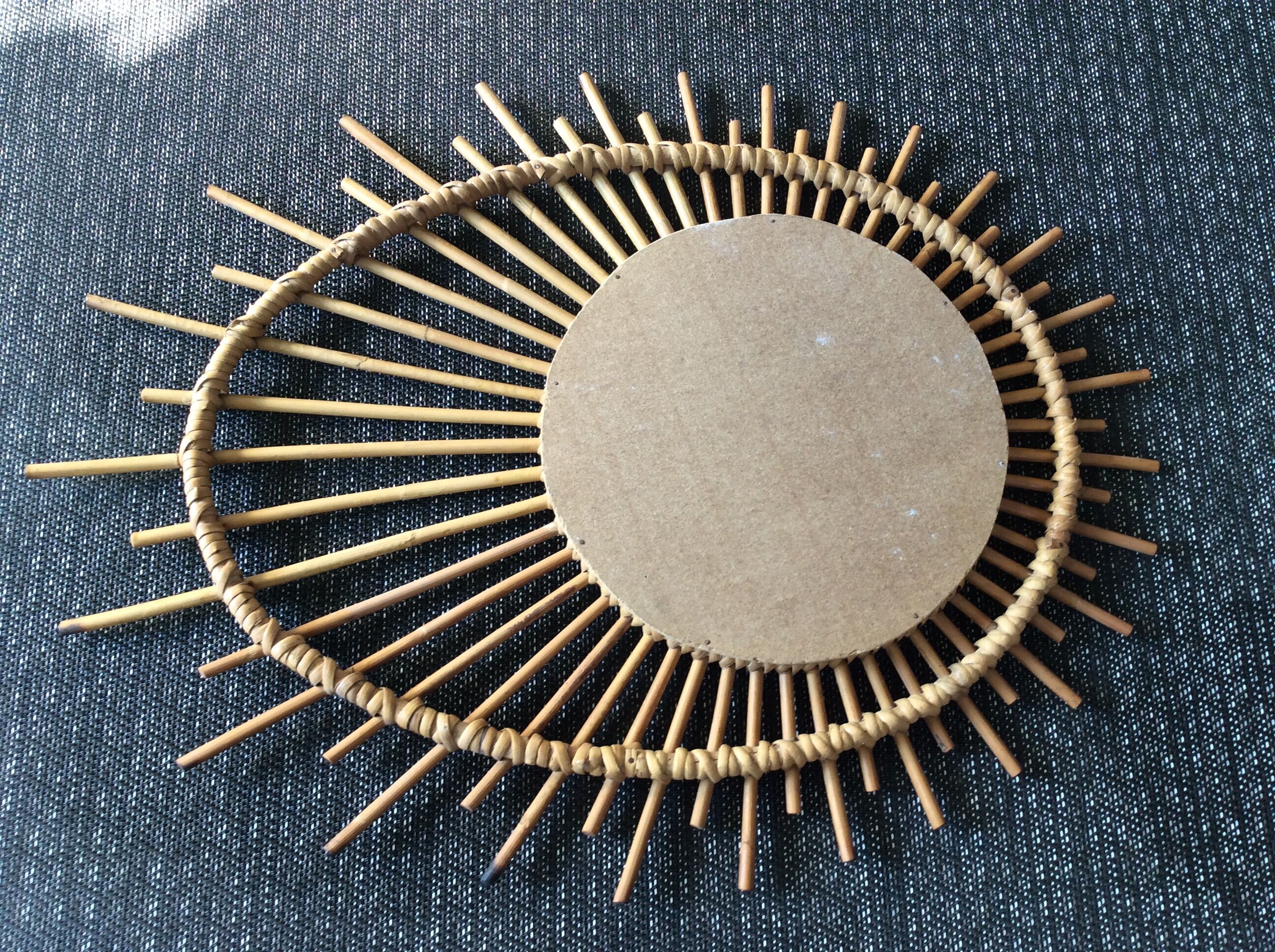 Rattan mirror  72x55cm
