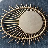 Rattan mirror  72x55cm