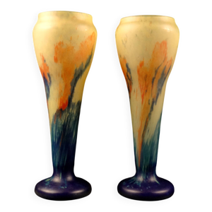 Paire de vase Art Déco - effet