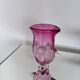 Vase sculptural massif rose, Murano "Sommerso" Artenuove par Pustetto et Zanetti
