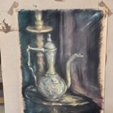 Charcoal drawing by J. Wulff, Belgian painter.