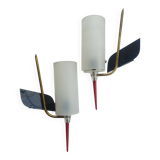 Pair of 50s rockabilly wall lights