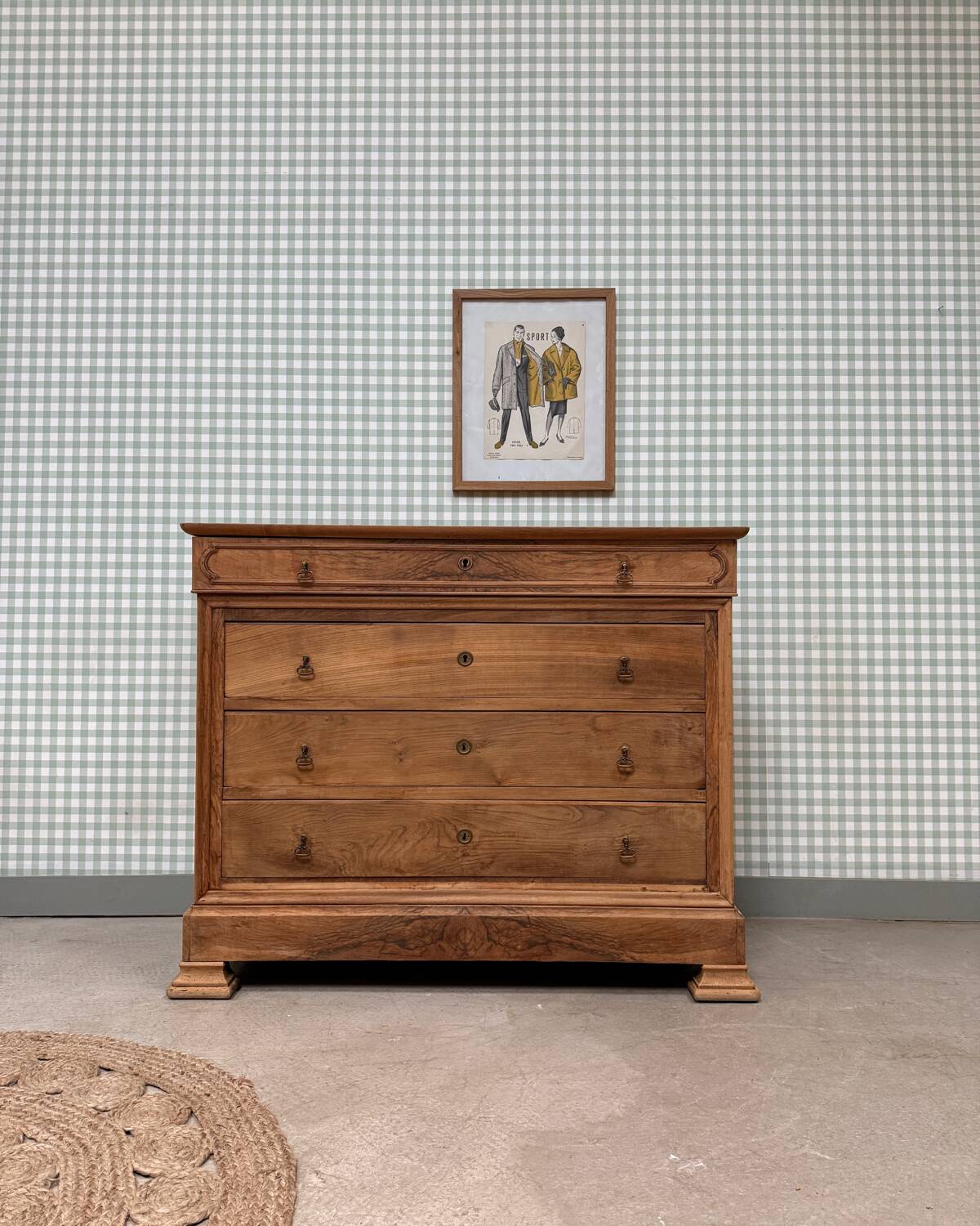 Renovated Louis-Philippe chest of drawers