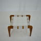 Tabouret Jan Vanek en chêne, Tchécoslovaquie