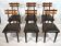 Set of six Mid-century Italian wood chairs