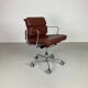 Eames ICF for Herman Miller brown leather Soft Pad Group chair