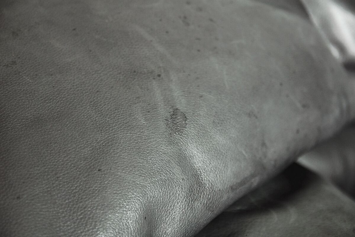 Grey Leather Danish Monza Armchairs by Jens Juul Eilersen for Niels Eilersen, 1970s, Set of 2