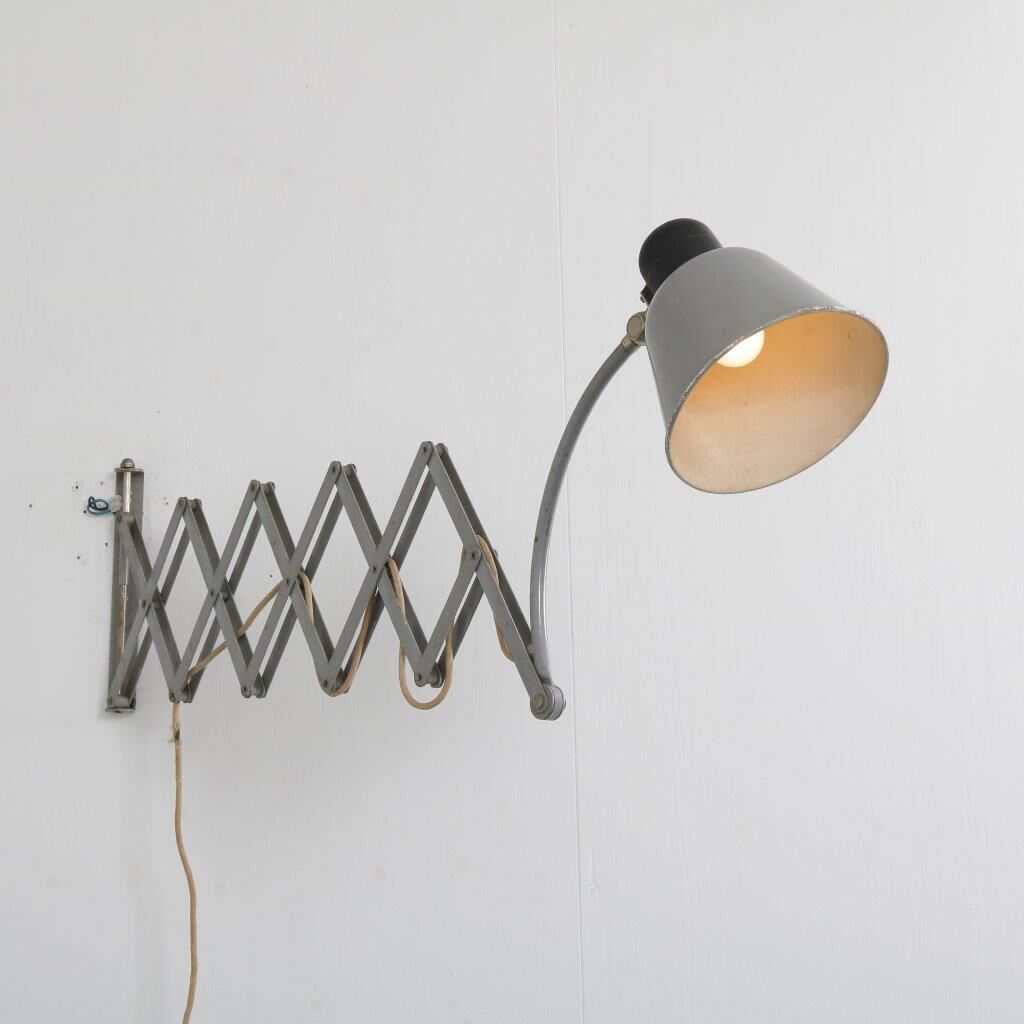 1950s Scissor lamp, manufactured by Belmag in Switzerland