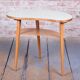 Mid-Century Side Table in Beech and Plywood, Czech, 1950s