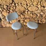 Ensemble chaise et tabouret enfant